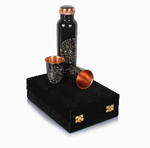 Copper Bottle Gift Set