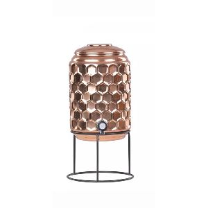 Embossed Copper Water Dispenser