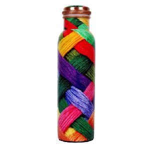 Multicolor Copper Water Bottle