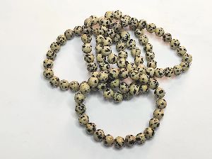 Dalmatian Jasper 8mm Healing Yoga Stone Beads