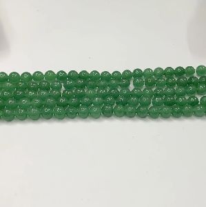 Natural Green Aventurine Round Shape 16 Inch Strand Smooth Polish Stone Beads