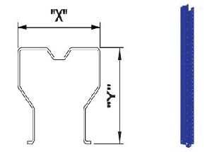 Heavy Duty Upright Pole