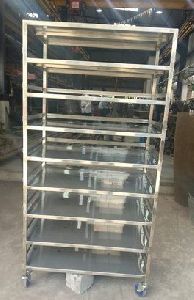 Stainless Steel Shelf Trolley