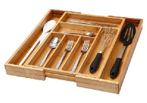 Wooden Cutlery Tray