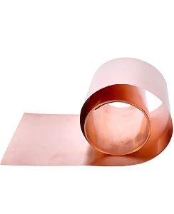 99.9% Pure Copper Sheet Foil 0.05mm (47 swg) thick 102mm x 1000mm long For Experiments, Art/Craft, Embossing, Vastu etc