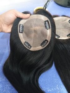 Black Hair Topper