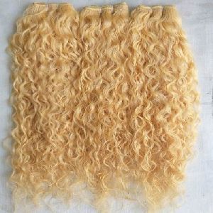 Natural Blonde Curly Hair