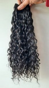 Steam Bouncy curly hair