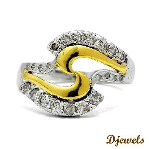Luxurious Diamond Ring for Ladies High Quality Diamonds Studded Ring With hallmarked Gold