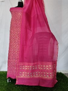 Chanderi Silk Dress Meterial