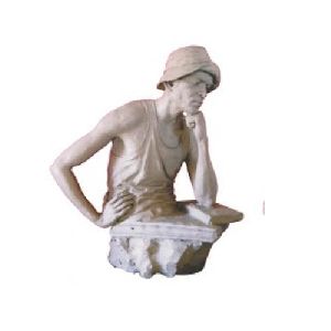 Sitting Human Statue