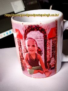 Coffee mug printing service.