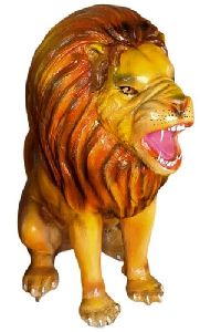 FRP Lion Statue