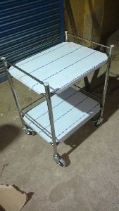 2 Shelves Instrument Trolley