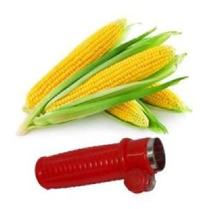 Red Plastic Corn Peeler