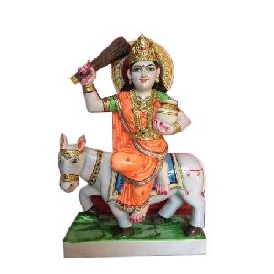 Marble Sheetla Mata Statue