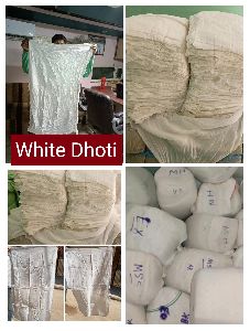 White Old Dhoti