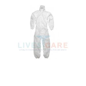 Protective Disposable Coveralls with Hood and without Shoe Cover