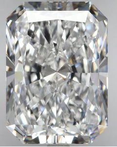 Certified GIA IGI HRD Long Radiant Solitaire Diamond