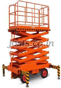 Mobile Push Around Scissor Lift