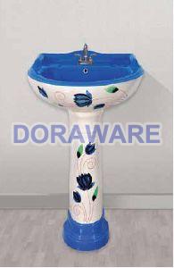 Ceramic Star Gold Vitrosa Wash Basin Set