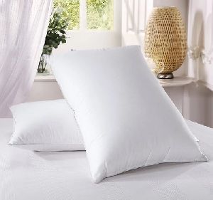 Rus Kraft Plain Fiber Bed Pillows, Color : White