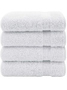 white terry towel