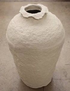 Paper Mache Collar Vase