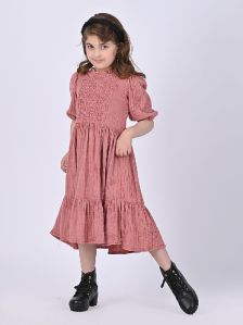 Girls Dusk To Dawn Gauze Midi Dress