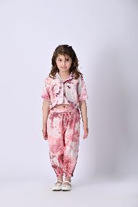 Girls Leora Hand Dyed Co-ord Set