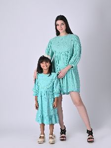 Mother and Daughter Celina Eyelet Dress
