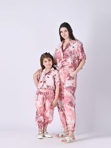 Mother and Daughter Leora Hand Dyed Co-ord Set
