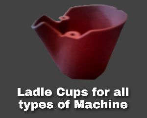 Cast Iron Ladle Cups, For Industrial, Feature : Durable, Heat Resistance