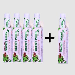 5 Piece Neem Laung Herbal Toothpaste Set