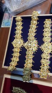 Vaddiyanam 925 silver hallmarked 24 carats gold plated