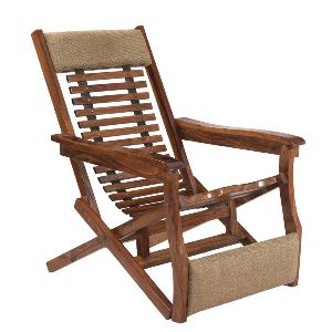 Wooden Recliner Chair