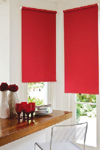Red Waterproof Chick Blinds