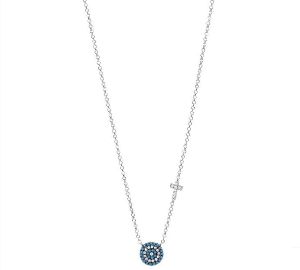 Evil Eye Necklace Sterling Silver 925