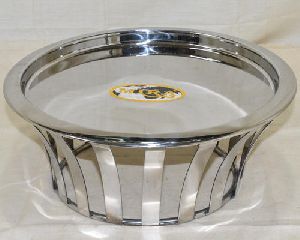Nickle Plated Service Tray