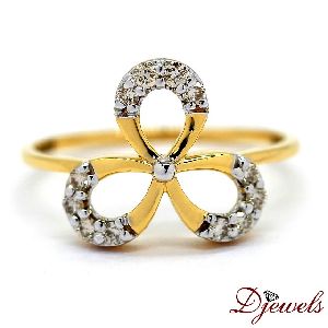 Diamond Gold Ring for Women's at Wholesale Price