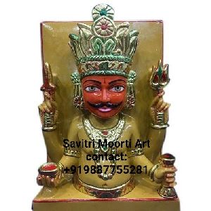 Marble Nakoda Bhairav God Statue