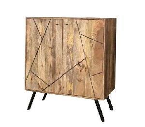 Single Door Wooden TV Cabinet
