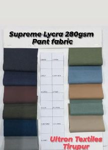 polyester lycra pant fabrics