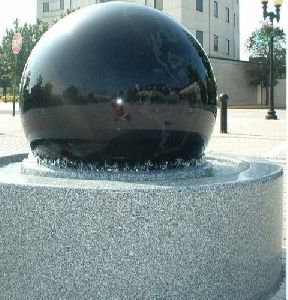 Granite Rolling Ball Fountain