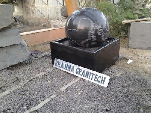 Granite Sphere Ball Fountain
