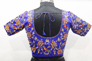 unstitched embroidery blouses material