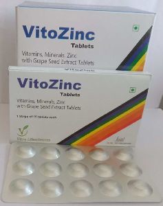 Vitamins + Minerals + Zinc with Grape Seed Extract Tablets