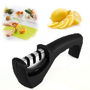 3 Slot Knife Sharpener with Removable Head &amp;amp; Handle