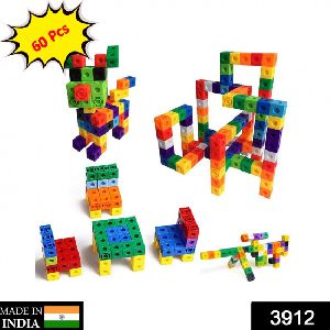 60 Pc Cube Blocks Toy