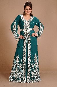 Moroccan Dubai Kaftan Farasha Abaya Wedding Gown Party Wear